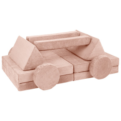 Sofá modular multifuncional para niños de bloques de espuma